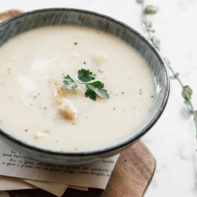 Soupe aux asperges du Brabant